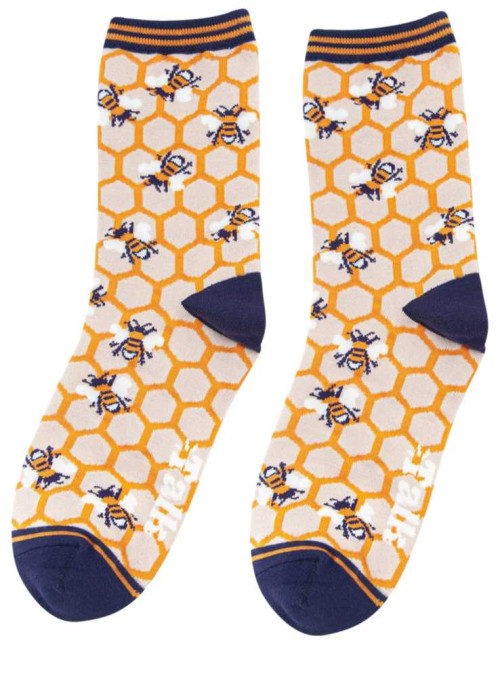 Bambus strømper honningbi, dame, fra Sock Talk