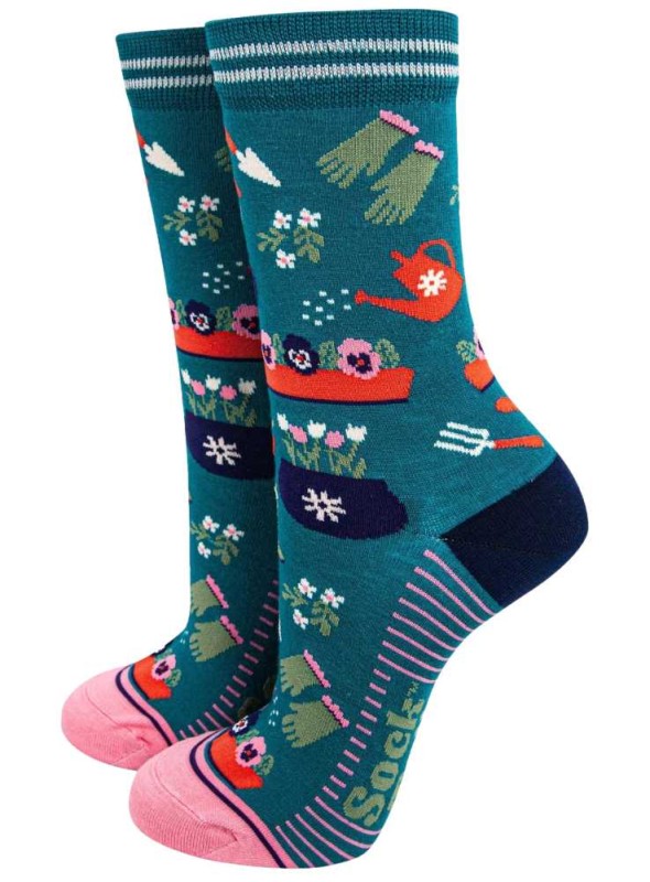 Bambus strømper havearbejde, dame, fra Sock Talk