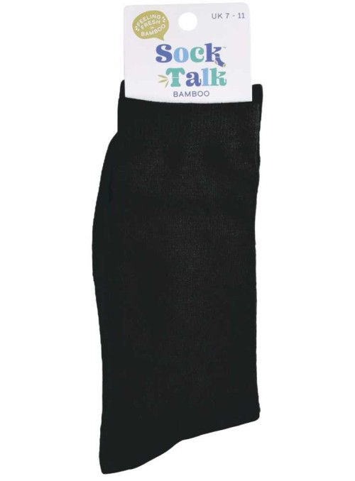 Bambus strømper sort, herre, fra Sock Talk
