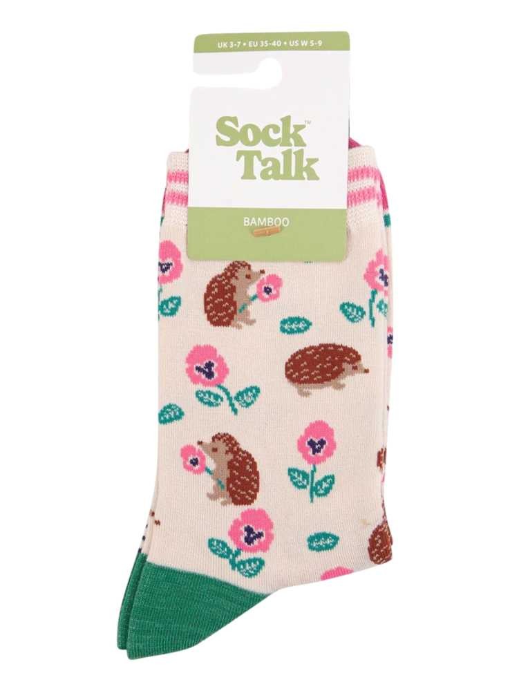 Bambus strømper pindsvin, dame, fra Sock Talk