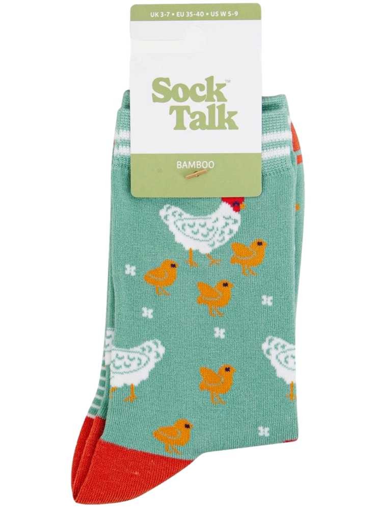 Bambus strømper høns, dame, fra Sock Talk