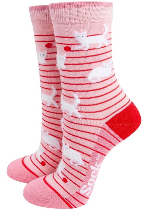 Bambus strømper fluffy katte, dame, fra Sock Talk