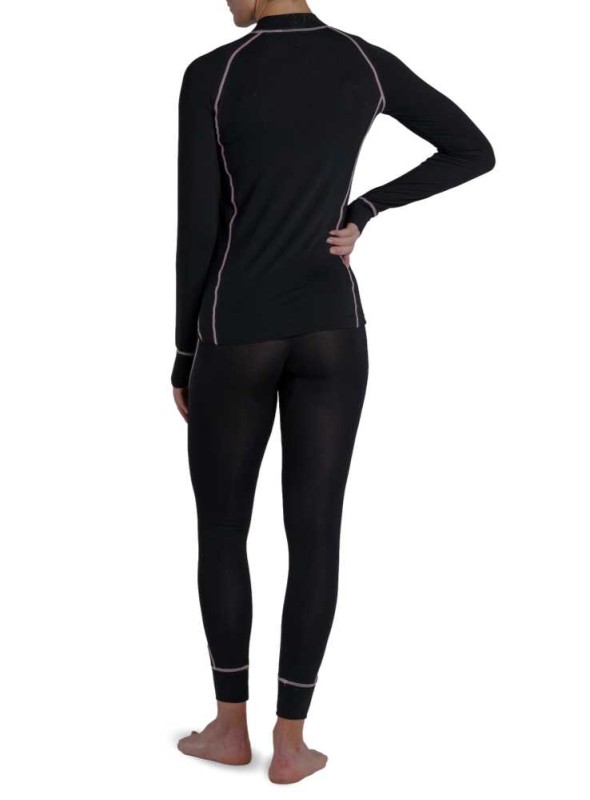 Bambus baselayer sæt, dame skiundertøj
