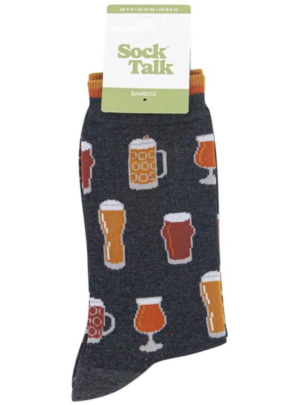 Bambus strømper øl, herre, fra Sock Talk