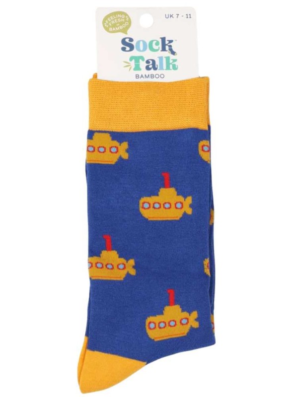 Bambus strømper Yellow Submarine, herre, fra Sock Talk