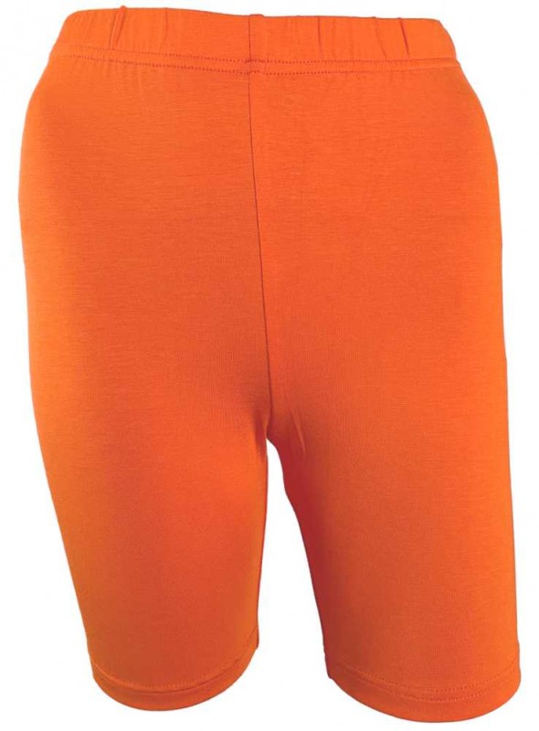 Bambus skånebukser, inder-shorts, cykelshorts orange fra Festival