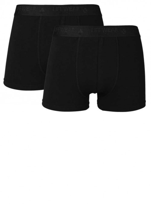 2 PAK Bambus herre underbukser sorte boxer shorts