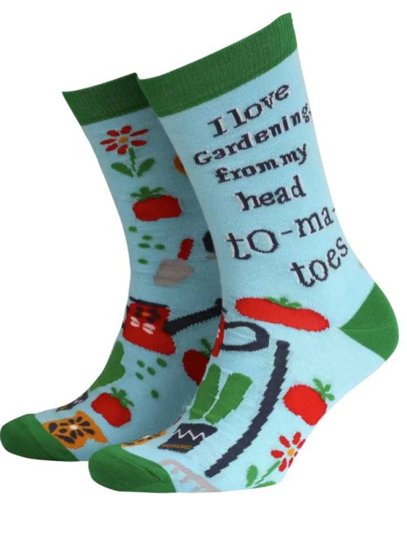 Bambus strømper herre I love gardening